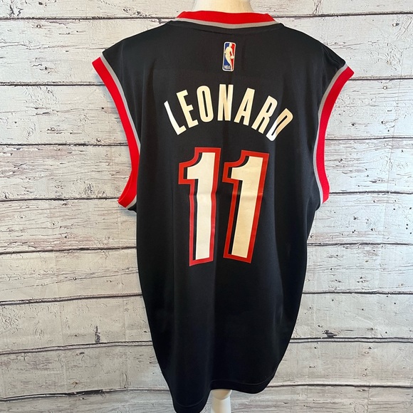ADIDAS Meyers Leonard Portland Trailblazers Fanatics Branded Swingman Jersey-L - Picture 2 of 6